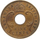 EAST AFRICA 5 CENTS 1952 George VI. (1936-1952) #a011 0341 - East Africa & Uganda Protectorates