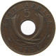 EAST AFRICA 5 CENTS 1924 George V. (1910-1936) #c080 0239 - Oost-Afrika & Protectoraat Van Uganda