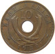 EAST AFRICA 10 CENTS 1933 George V. (1910-1936) #s007 0061 - Ostafrika Und Herrschaft Von Uganda