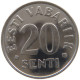 ESTONIA 20 SENTI 1997  #a073 0109 - Estonia