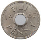 FIJI PENNY 1963 Elizabeth II. (1952-2022) #c010 0171 - Fidji