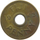 FIJI PENNY 1943 Elizabeth II. (1952-2022) #s024 0329 - Fidschi