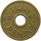 FIJI PENNY 1943 George VI. (1936-1952) #s024 0327 - Fidschi