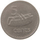 FIJI 5 CENTS 1969 Elizabeth II. (1952-2022) #c071 0269 - Fidji