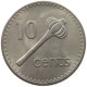 FIJI 10 CENTS 1969 Elizabeth II. (1952-2022) #s065 0375 - Fidschi