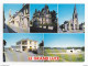 72 LE GRAND LUCE En 5 Vues Grand Rue Mairie Eglise Poste Terrains De Sports En 1989 Renault 4L Camionnette VOIR DOS - Le Grand Luce