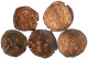 5 Folles Des 6. Jh.: Tiberius Constantin, Mauricius Tiberius, 3 X Heraclius Gemeinsam Mit Heraclius Constantin (letztere - Byzantinische Münzen