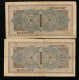 2 X 1 GULDEN        ZIE  SCANS - 1 Gulden