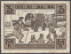 3 Mark 4.2.1922. Die No-Bi-Bü-Ba (Notgeld-Bilder-Bühnen-Ball) Künstler Im Landestheater. Ohne Wz. Stockfleckig, Sonst I, - [11] Local Banknote Issues