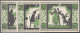 3 Scheine Des Detmolder Theater Cafes, 25, 50 U. 75 Pfg. 1.10.1921. II, Leicht Stockfleckig. Lindman 261. - [11] Local Banknote Issues