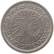 WEIMARER REPUBLIK 50 PFENNIG 1927 A  #a055 0715 - 50 Rentenpfennig & 50 Reichspfennig