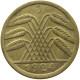 WEIMARER REPUBLIK 50 PFENNIG 1924 J  #c058 0037 - 50 Rentenpfennig & 50 Reichspfennig