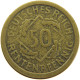 WEIMARER REPUBLIK 50 PFENNIG 1924 E  #c064 0409 - 50 Rentenpfennig & 50 Reichspfennig