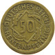 WEIMARER REPUBLIK 50 PFENNIG 1924 D  #c064 0411 - 50 Rentenpfennig & 50 Reichspfennig