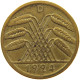 WEIMARER REPUBLIK 50 PFENNIG 1924 D  #a060 0133 - 50 Renten- & 50 Reichspfennig