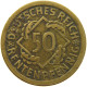 WEIMARER REPUBLIK 50 PFENNIG 1924 A  #s029 0149 - 50 Rentenpfennig & 50 Reichspfennig