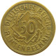 WEIMARER REPUBLIK 50 PFENNIG 1924 A  #a093 0849 - 50 Renten- & 50 Reichspfennig