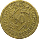 WEIMARER REPUBLIK 50 PFENNIG 1924 A  #a074 0161 - 50 Renten- & 50 Reichspfennig
