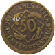 WEIMARER REPUBLIK 50 PFENNIG 1924  #a033 0845 - 50 Rentenpfennig & 50 Reichspfennig