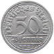 WEIMARER REPUBLIK 50 PFENNIG 1922 G  #s042 0631 - 50 Rentenpfennig & 50 Reichspfennig