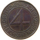 WEIMARER REPUBLIK 4 PFENNIG 1932 A  #c080 0489 - 4 Reichspfennig