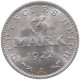 WEIMARER REPUBLIK 3 MARK 1922 A  #s019 0117 - 3 Mark & 3 Reichsmark