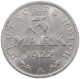 WEIMARER REPUBLIK 3 MARK 1922 A  #a053 0615 - 3 Mark & 3 Reichsmark