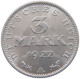 WEIMARER REPUBLIK 3 MARK 1922 A  #a051 0457 - 3 Mark & 3 Reichsmark