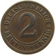 WEIMARER REPUBLIK 2 PFENNIG 1924 D WEAK STUCK D #a085 0463 - 2 Rentenpfennig & 2 Reichspfennig