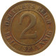 WEIMARER REPUBLIK 2 PFENNIG 1924 D DIE ERROR #a074 0605 - 2 Rentenpfennig & 2 Reichspfennig