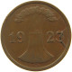 WEIMARER REPUBLIK 2 PFENNIG 1923 G DIE ERROR #a074 0635 - 2 Rentenpfennig & 2 Reichspfennig