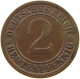 WEIMARER REPUBLIK 2 PFENNIG 1923 A  #a013 0109 - 2 Renten- & 2 Reichspfennig