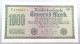 WEIMARER REPUBLIK 1000 MARK 1922  #alb052 0399 - 1000 Mark