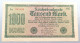 WEIMARER REPUBLIK 1000 MARK 1922  #alb052 0385 - 1000 Mark