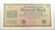 WEIMARER REPUBLIK 1000 MARK 1922  #alb052 0351 - 1.000 Mark