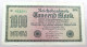WEIMARER REPUBLIK 1000 MARK 1922  #alb052 0327 - 1000 Mark