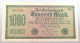 WEIMARER REPUBLIK 1000 MARK 1922  #alb052 0291 - 1000 Mark