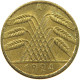 WEIMARER REPUBLIK 10 PFENNIG 1924 A  #a053 0355 - 10 Rentenpfennig & 10 Reichspfennig