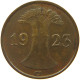 WEIMARER REPUBLIK PFENNIG 1923 G  #a076 0199 - 1 Rentenpfennig & 1 Reichspfennig