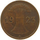 WEIMARER REPUBLIK PFENNIG 1923 A  #a074 0687 - 1 Renten- & 1 Reichspfennig