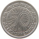 WEIMARER REPUBLIK 50 PFENNIG 1928 G  #s040 0427 - 50 Renten- & 50 Reichspfennig
