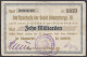 Stadtkasse, 10 Mrd. Mark 24.10.1923. Fabrik Wz., Gestempelte Unterschrift. Rs. Handschriftlicher Text. III, Einrisse, Se - Lokale Ausgaben
