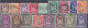 25 Pf. - 200 M. Flugpostmarken 1922/1923, Drei Gestempelte Sätze, Jeder Wert Geprüft Infla. Mi. 312,-€ Michel 210-218, 2 - Autres & Non Classés