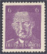 6 Pf. Heinrich Himmler (Britische Fälschung) 1943, Ungebrauchte Erhaltung Mit Erstfalz, Type II (eng Schraffiertes Gesic - Occupazione 1938 – 45