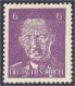 6 Pf. Heinrich Himmler (Britische Fälschung) 1943, Ungebrauchte Erhaltung Mit Erstfalz, Type II (eng Schraffiertes Gesic - Occupation 1938-45