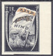 1 R. + 2 R. Schwarz/orange (Inder Mit Fahne Zwischen Dolchen) 1943, Ungezähnt In Postfrischer Erhaltung, Signiert. Mi. 2 - Andere & Zonder Classificatie