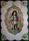 Carte Gaufrée XIX è , ENFANT  Cadre Dentelle  Message Caché Sur Soie  Victorian Card LITTLE BOY DIE CUT LACE SILK LOVE - Valentijnsdag
