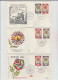 1964 N.3 BUSTE EUROPA CEPT PREMIER JOUR D'EMISSION FIRST DAY COVER ERSTTAGSBRIEF 1°GIORNO EMISSIONE REPUBLIQUE FRANCAISE - 1964