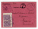 1937. KINGDOM OF YUGOSLAVIA,SERBIA,BELGRADE,TAX REMINDER,POSTAGE DUE - Impuestos
