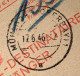 1946 POW/KGF ROTKREUZ PORTOFREIHEIT: MÜHLDORF AM INN OBERBAYERN>Strasbourg France (WW2 Croix Rouge Prisonnier De Guerre - Covers & Documents